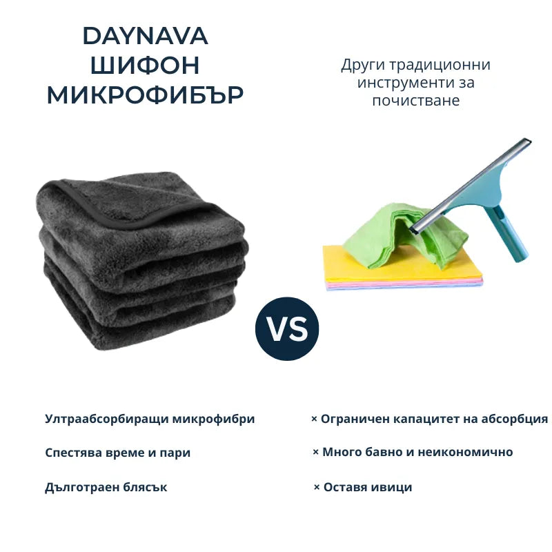 Шифонена микрофибърна кърпа